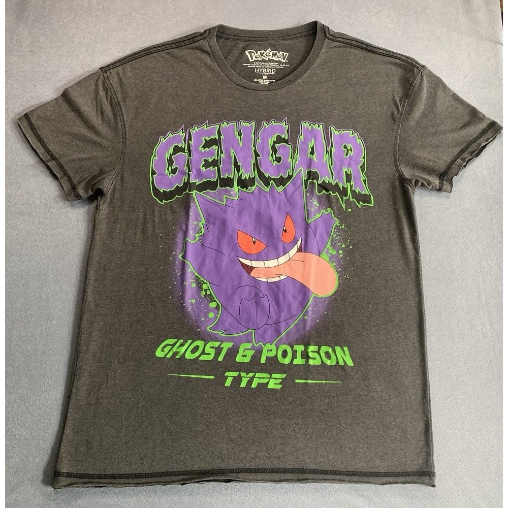 Pokémon Hybrid Apparel Gengar Shirt Size Men's Medium